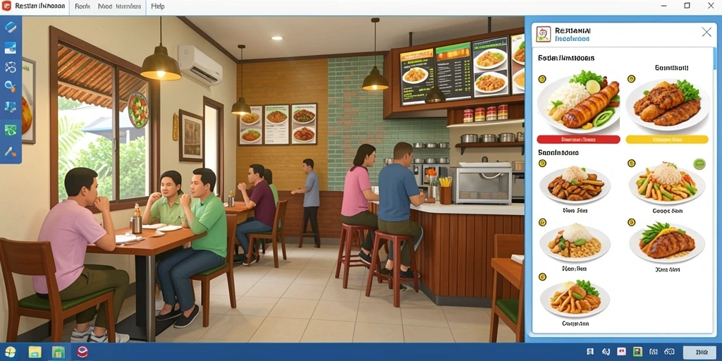 Tampilan antarmuka yang menarik dan user-friendly.