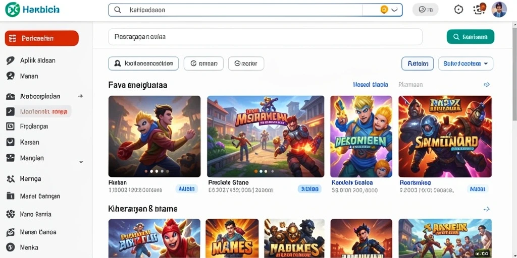 Tampilan awal game AW8 yang memukau.