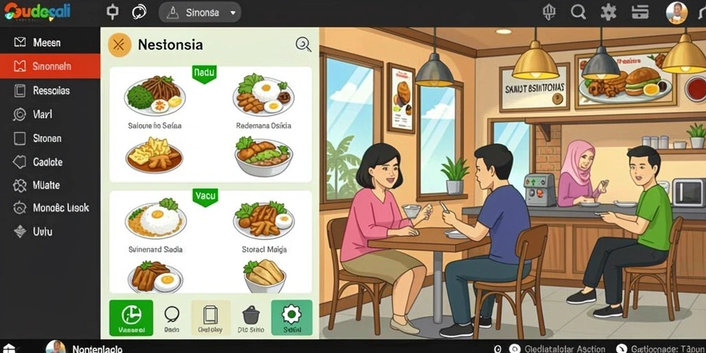 Tampilan antarmuka yang menarik dan user-friendly.