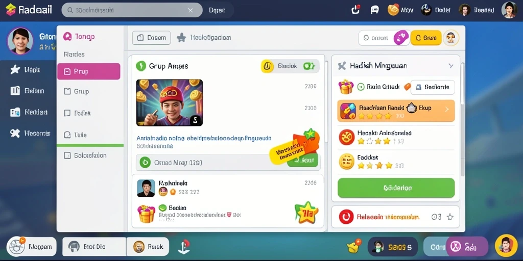 Tampilan antarmuka yang menarik dan user-friendly.