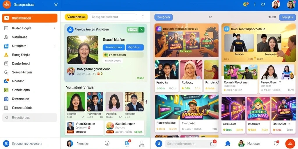 Tampilan antarmuka yang menarik dan user-friendly.