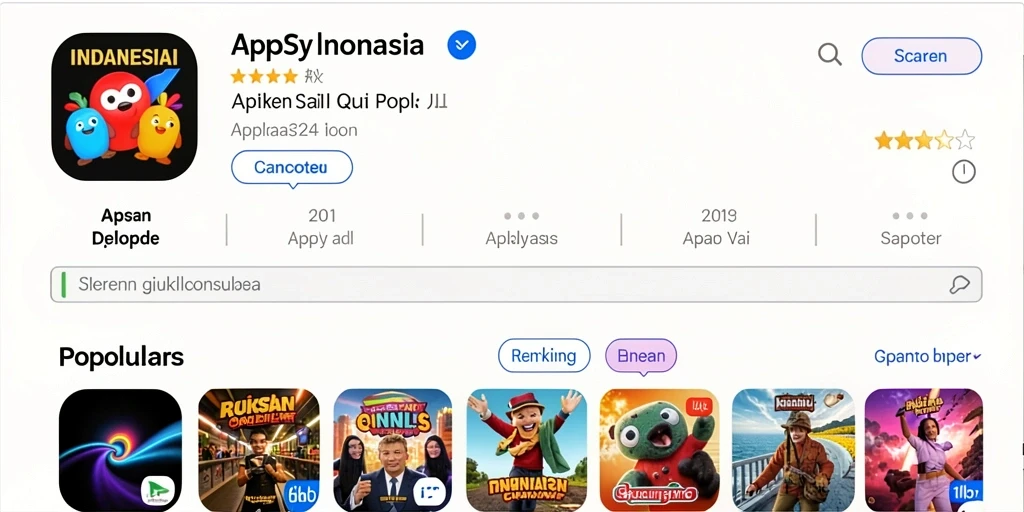 Tampilan awal yang memukau dengan dunia fantasi.