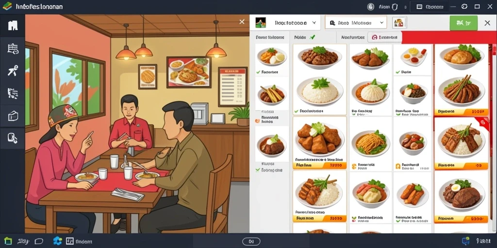Tampilan menu utama JARUM77 yang menawan.