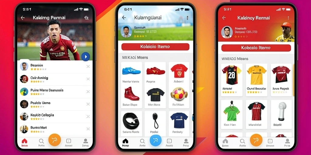 Tampilan antarmuka yang modern dan user-friendly.