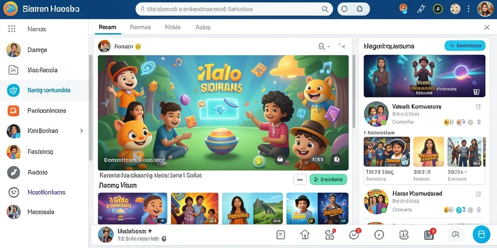 Tampilan utama yang menarik perhatian.