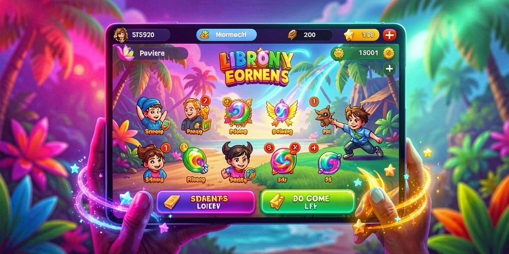 Tampilan awal permainan yang menggugah selera.