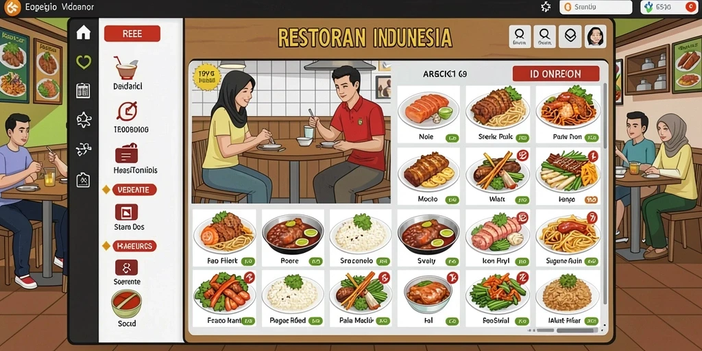 Tampilan antarmuka yang ramah pengguna.