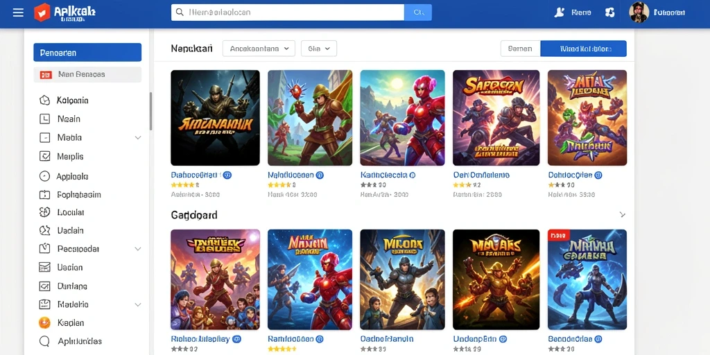 Tampilan antarmuka yang modern dan menarik.