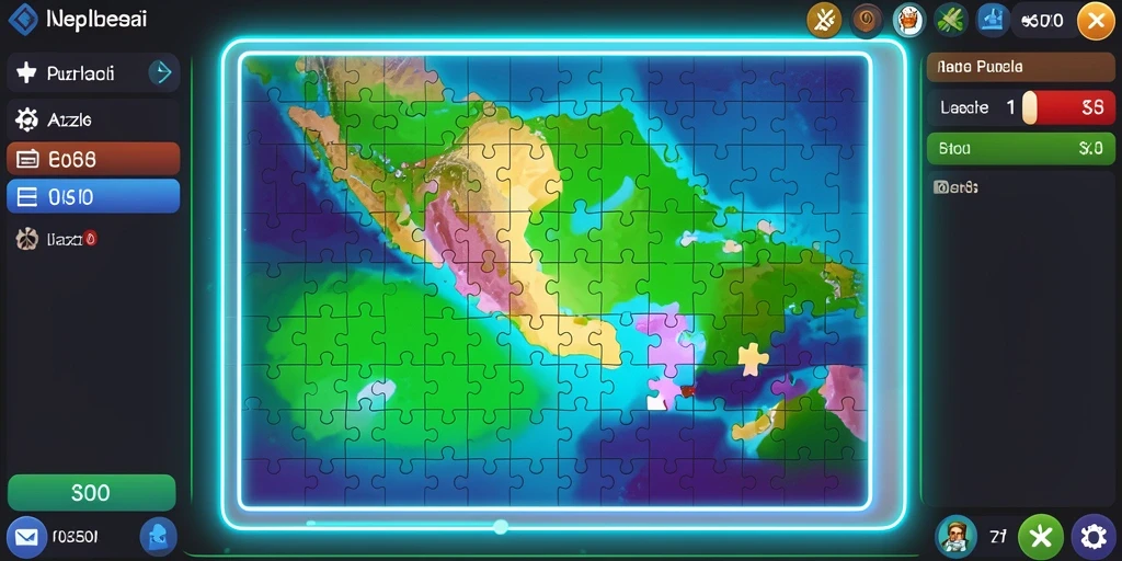 Tampilan awal game yang menarik dan intuitif.